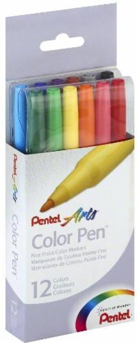 Pentel® Color Pen Fine Point Color Markers Perspective: front