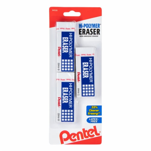 Pentel Hi-Polymer Eraser (small; white) – The College of St. Scholastica  Saints Shop