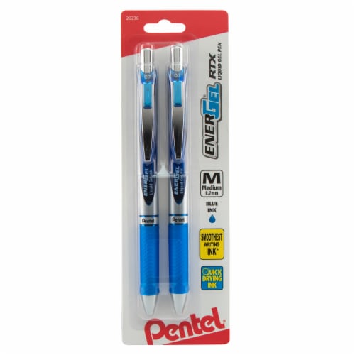 Pentel® EnerGel RTX Gel Pen - Blue Perspective: front