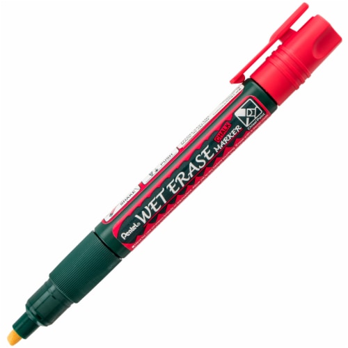 Pentel Wet Erase Marker - Medium Red Perspective: front