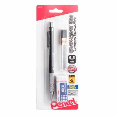 Pentel® GraphGear 500 Mechanical Drafting Pencil Set, 3 pc - Pay Less Super  Markets