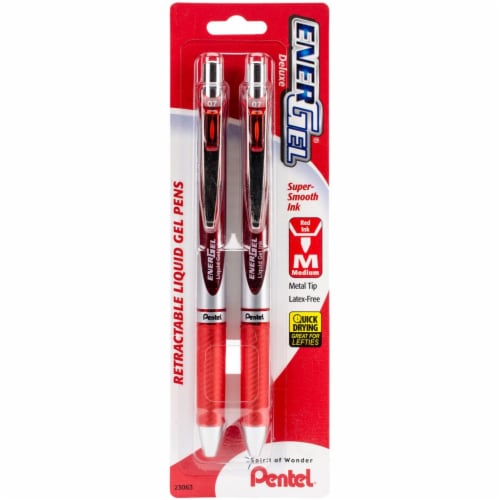 Pentel EnerGel Pearl Deluxe Liquid Gel Pens - Black, 2 pk - Kroger