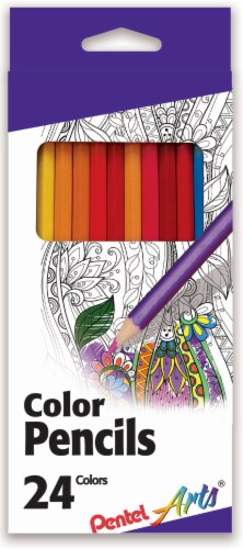 Pentel Arts Watercolor Pencil Set - Assorted Colors, 36-Pack