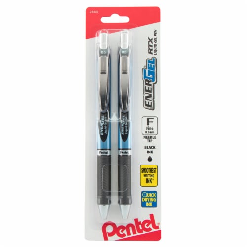 Pentel EnerGel Pearl Deluxe Liquid Gel Pens - Black, 2 pk - Kroger