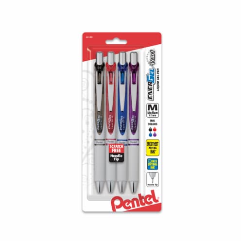 Pentel EnerGel Pearl Liquid Gel Pens Perspective: front