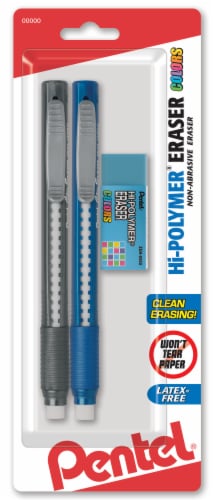 Pentel Hi-Polymer Erasers Set Perspective: front