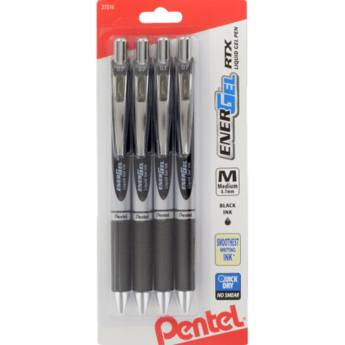 Pentel® EnerGel RTX Retractable Liquid Gel Pen Perspective: front