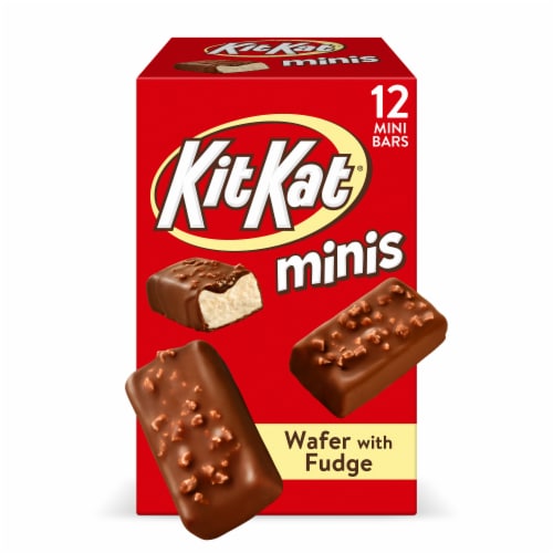 Kit Kat Minis Wafer with Fudge, 12 Count Perspective: front