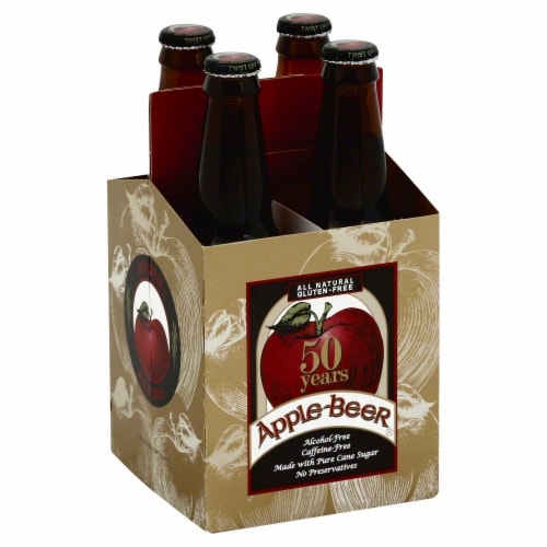 Apple Beer Soda Bottles Perspective: front