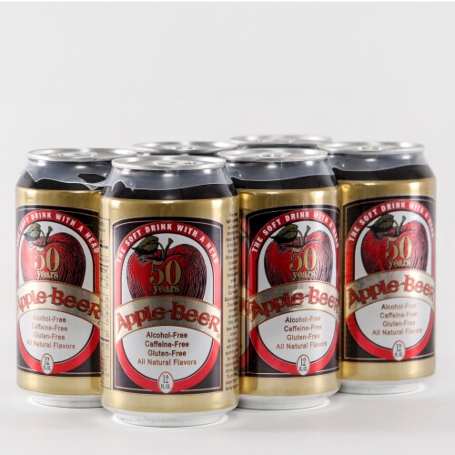Apple Beer Soda Cans Perspective: front