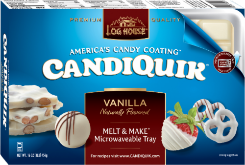 Log House® CandiQuik® Vanilla Candy Coating Perspective: front