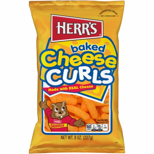 Herr's® Baked Cheese Curls Perspective: front
