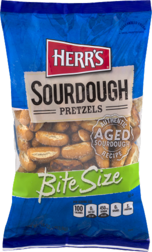 Herr's Bite Size Sourdough Pretzels Perspective: front