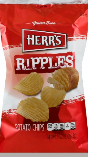 Herr's Ripples Potato Chips Perspective: front