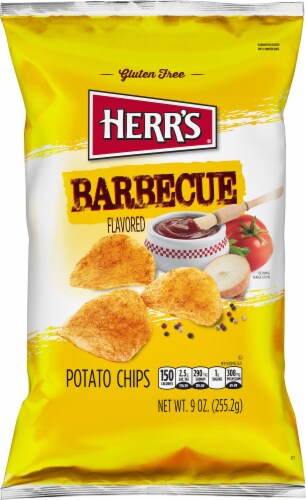 Herr's Barbecue Potato Chips Perspective: front
