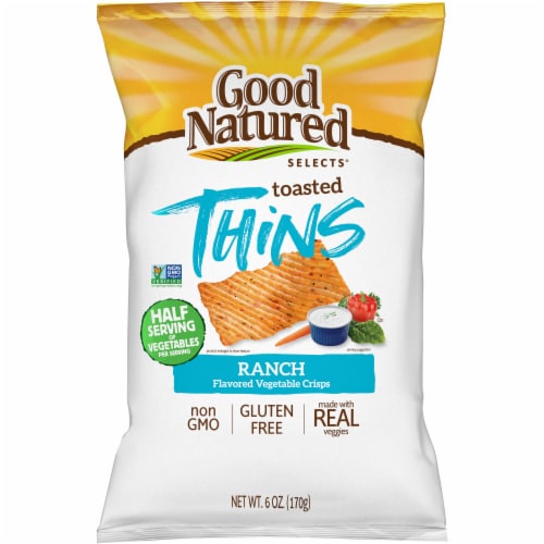 Good Natured Selects Gluten-free Baked Ranch Vegetable Crisps Perspective: front