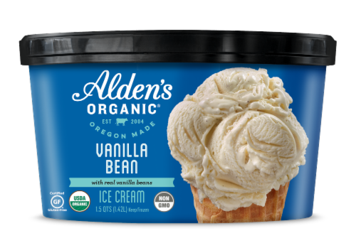Alden s Organic Vanilla Bean Ice Cream 1.5 qt Ralphs