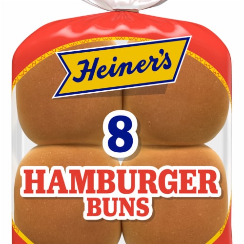 Heiner's White Hamburger Buns Perspective: front