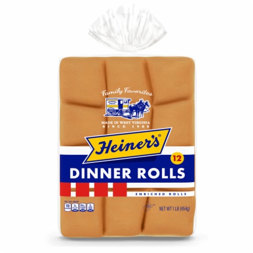 Heiner's White Dinner Rolls Perspective: front