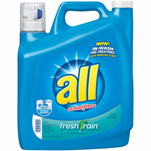 All Fresh Rain Liquid Laundry Detergent Perspective: front