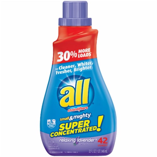 All Small & Mighty Relaxing Lavender Liquid Laundry Detergent Perspective: front