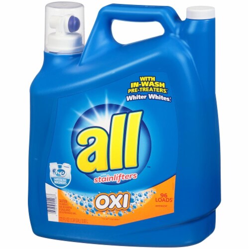 All Oxi Active Stainlifters Liquid Laundry Detergent Perspective: front