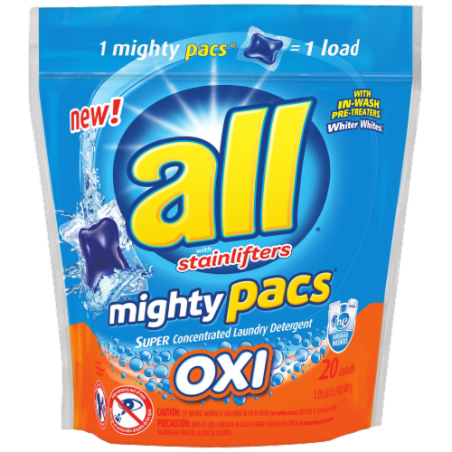 All Oxi Mighty Pacs Perspective: front