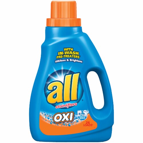 All Oxi with Stainlifters Liquid Laundry Detergent Perspective: front
