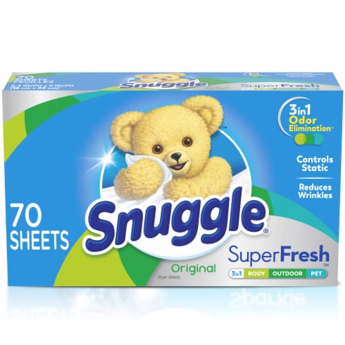 Snuggle Superfresh Original Dryer Sheets Perspective: front