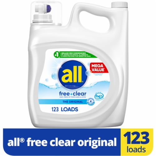 All® Free and Clear Original Liquid Laundry Detergent Perspective: front