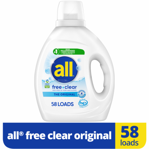 All® Free Clear Original Liquid Laundry Detergent Perspective: front