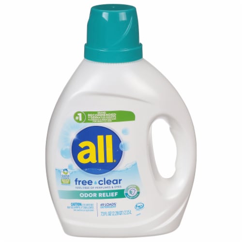 All® Free Clear Odor Relief Laundry Detergent Perspective: front