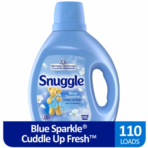 Snuggle® Cuddle-Up Fresh™ Blue Sparkle® Liquid Fabric Softener Perspective: front