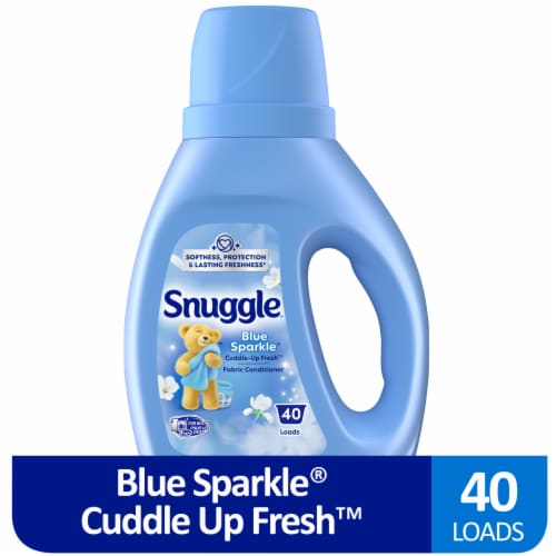 Snuggle® Cuddle-Up Fresh™ Blue Sparkle® Liquid Fabric Softener Perspective: front