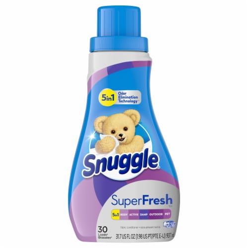 Snuggle® Plus SuperFresh Violet Breeze Liquid Fabric Softener Perspective: front