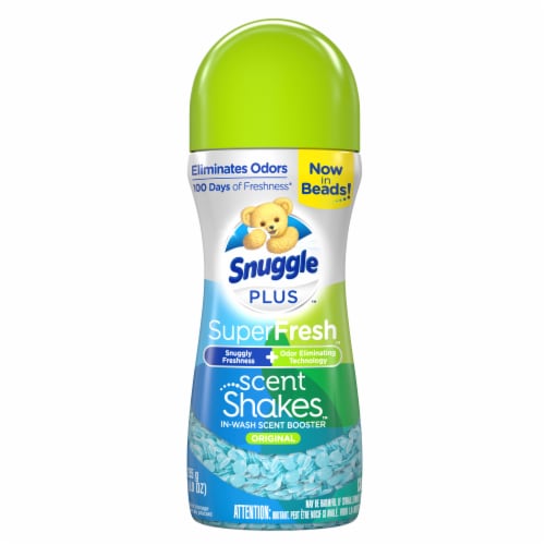 Snuggle Plus Original Super Fresh Scent Shakes In Wash Scent Booster Fabric Softener Perspective: front