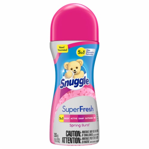 Snuggle® Plus Spring Burst® Super Fresh™ Scent Shakes In Wash Scent Booster Fabric Softener Perspective: front