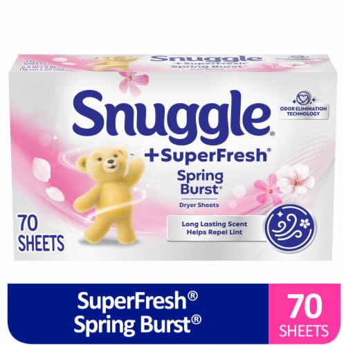 Snuggle® SuperFresh™ Spring Burst Dryer Sheets Perspective: front