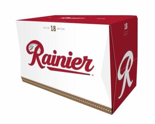 Rainier Beer Perspective: front