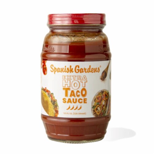 Spanish Gardens® Extra Hot Taco Sauce Perspective: front