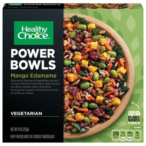 Healthy Choice Mango Edamame Power Bowls Perspective: front