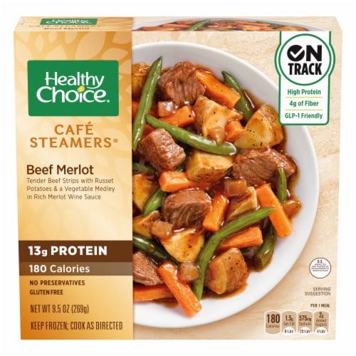 Healthy Choice Cafe Steamers Beef Merlot Frozen Meal