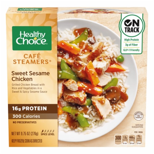 Healthy Choice Cafe Steamers Sweet Sesame Glazed Chicken Meal Frozen Meal