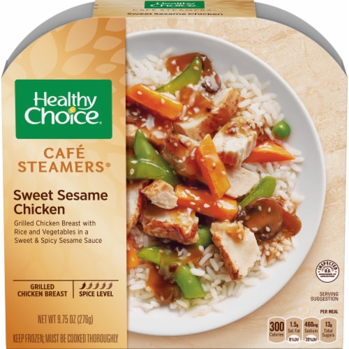 Healthy Choice® Cafe Steamers® Sweet Sesame Glazed Chicken Frozen Meal Perspective: front
