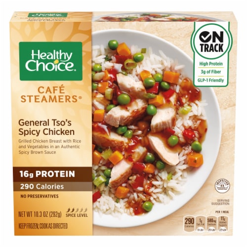 Healthy Choice® Cafe Steamers® General Tso's Spicy Chicken Frozen Meal Perspective: front