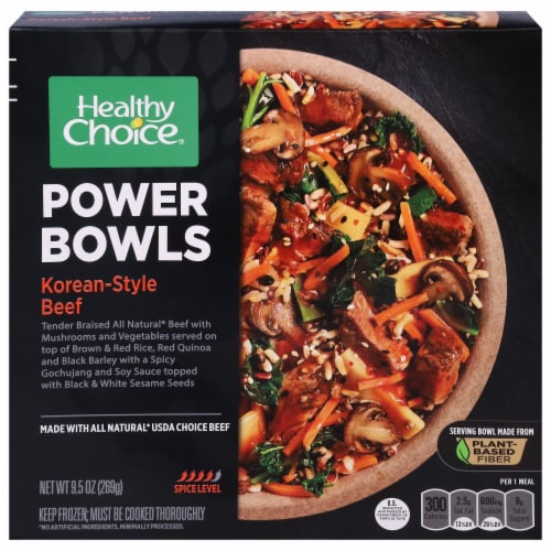 Healthy Choice Power Bowls Korean-Inspired Beef Frozen Meal Perspective: front