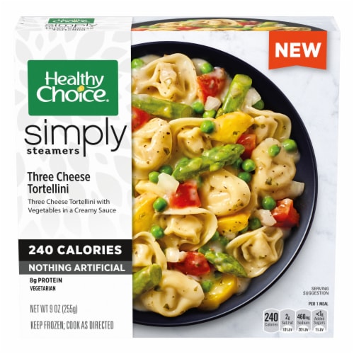 Healthy Choice® Simply Streamers Three Cheese Tortellini Single Serve Frozen Meal Perspective: front