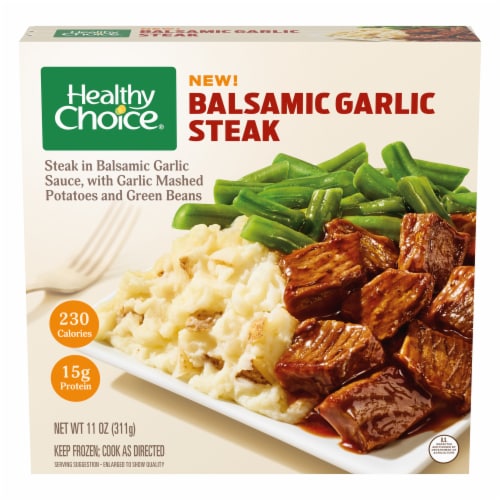 Healthy Choice® Balsamic Garlic Steak Frozen Meal Perspective: front
