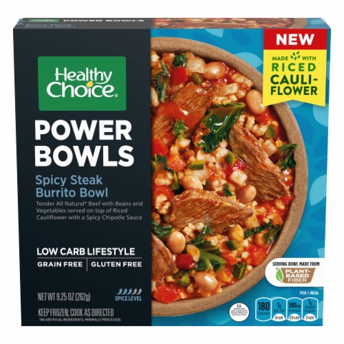 Healthy Choice® Power Bowls Spicy Steak Burrito Bowl Meal Perspective: front
