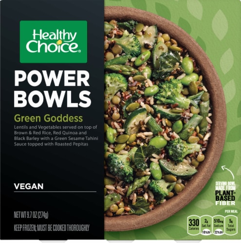 Healthy Choice Vegan Green Goddess Power Bowl Frozen Meal, 9.7 oz ...